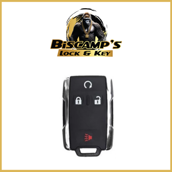 2014-2019 Chevrolet / GMC / 4-Button Keyless Entry Remote / M3N32337100 (PACK OF 5 )