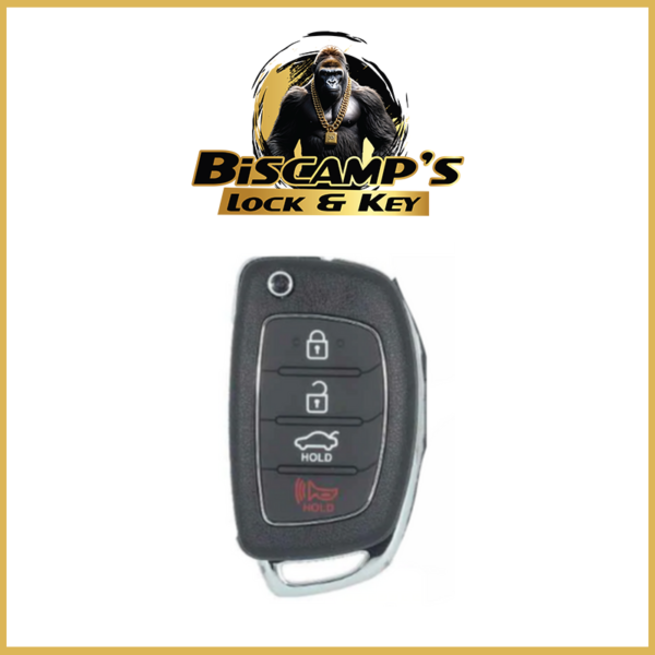 2015-2017 Hyundai Sonata / 4-Button Flip Key / PN: 95430-C1010 / TQ8-RKE-4F16