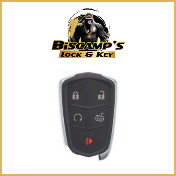 2015-2019 Cadillac XTS ATS CT6 / 5-Button Smart Key / HYQ2EB / 433 Mhz w/ Trunk