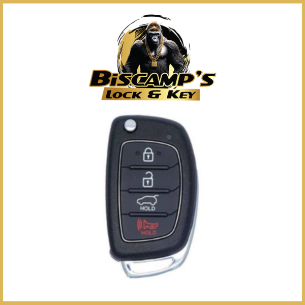 2015-2019 Hyundai Santa Fe / 4-Button Flip Key / TQ8-RKE-4F31