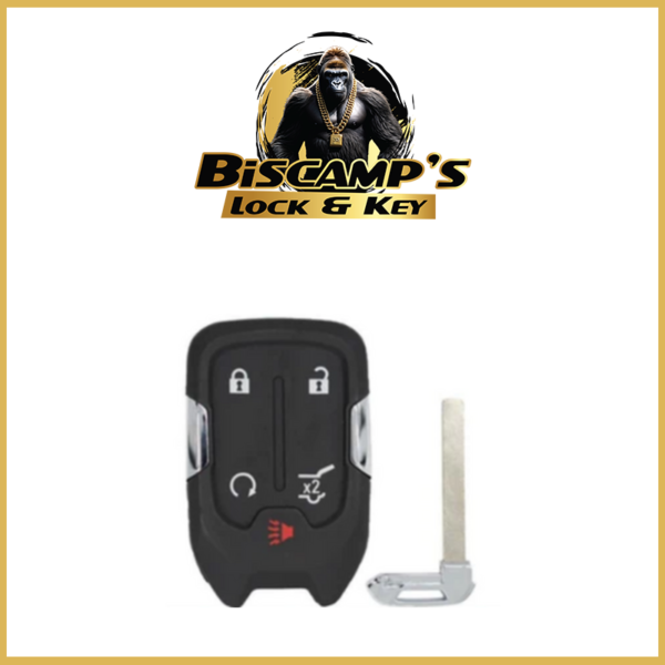 2015-2020 GMC / 5-Button Smart Key / PN: 13584502 / HYQ1AA