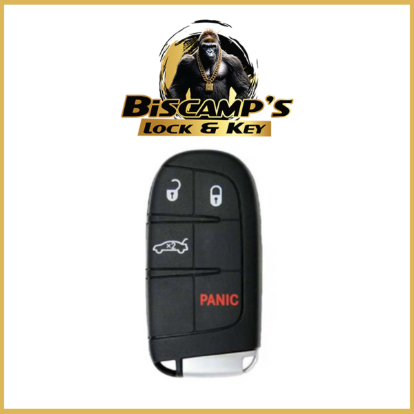 2015-2023 Dodge Chrysler / 4-Button Smart Key / PN: 68394196AA / M3M-40821302 M3N-40821302