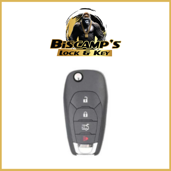 2016-2019 Chevrolet Cruze Sonic / 4-Button Flip Key / PN: 13588756 / LXP-T003 / 315 Mhz / XL7