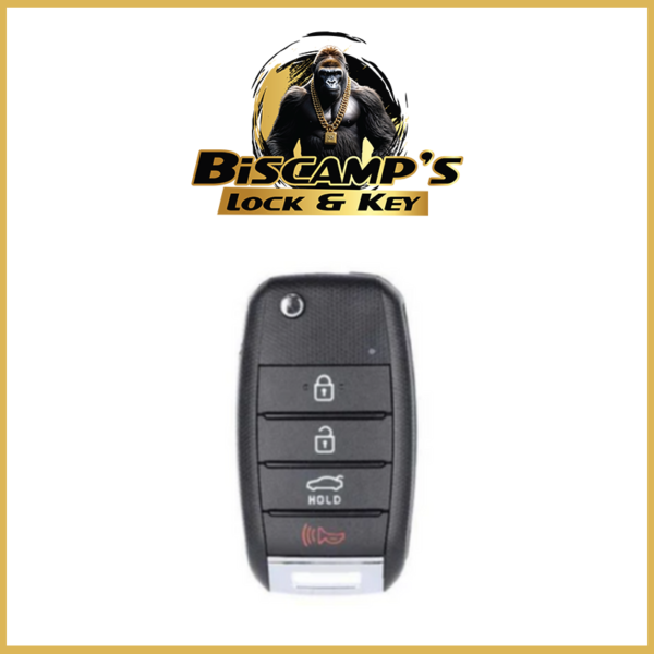 2016-2020 Kia Optima / 4-Button Flip Key / PN: 95430-D4010