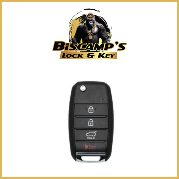 2016-2020 Kia Sportage / 4-Button Flip Key / PN: 95430-D9100 / TQ8-RKE-4F27 (OEM)