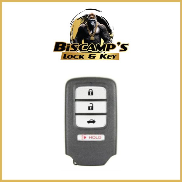 2017-2020 Honda Civic 4-Button Smart Key / PN: 72147-TBA-A01 / KR5V2X