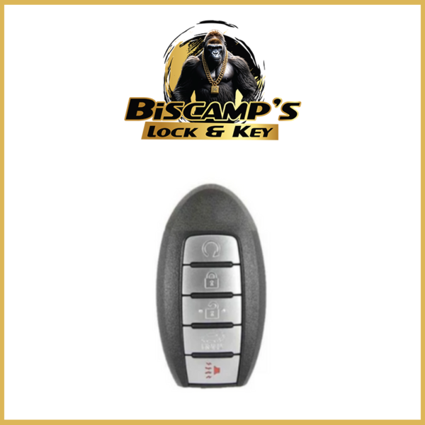 2017-2020 Nissan Rogue / 5-Button Smart Key / PN: 285E3-6FL7B / S180144110 / KR5S18 0144106