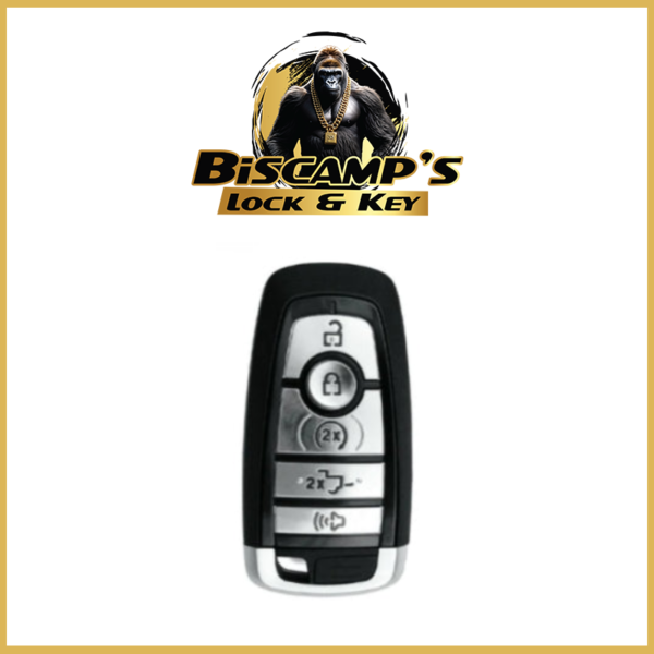 2017-2022 Ford F-Series 5-Button Smart Key w/ Tailgate / M3N-A2C93142600 / 902 MHZ ( PACK OF 3 )