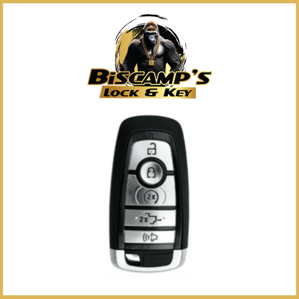 2017-2022 Ford F-Series 5-Button Smart Key w/ Tailgate / M3N-A2C93142600 / 902 MHZ