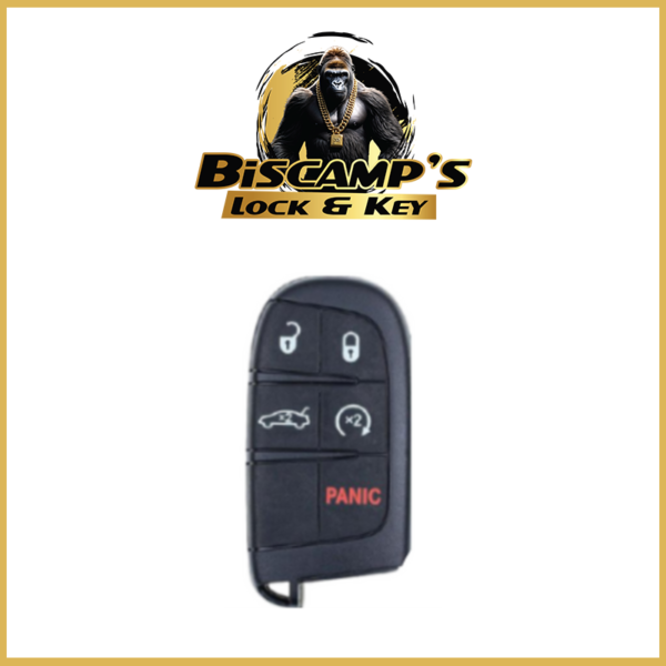 2019-2023 Dodge Challenger / Charger / 5-Button Smart Key / PN: 68394195 AA / M3M40821302 (OEM Refurb)