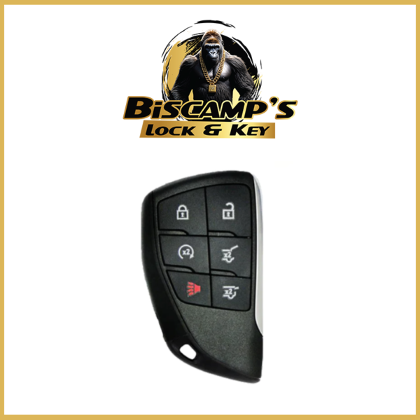 2021-2022 Buick Envision GMC Yukon Chevrolet Tahoe Suburban / 6-Button Smart Key / PN: 13541567 / HUFGM2718