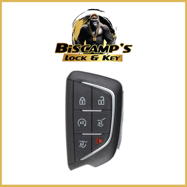 2021-2022 Cadillac Escalade / 6-Button Smart Key / PN: 13538864 / YG0G20TB1 (433 Mhz) (AFTERMARKET)