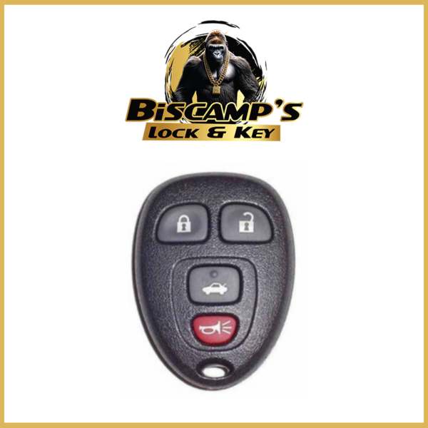 2006-2016 GM / 4-Button Keyless Entry Remote / OUC60270