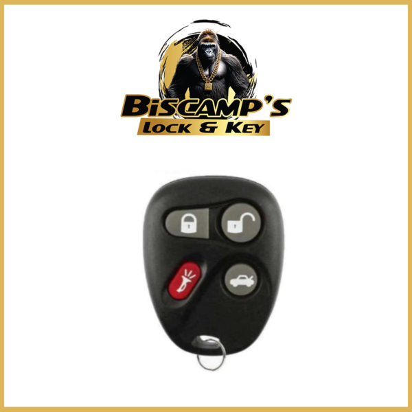 2000-2007 GM / 4-Button Keyless Entry Remote / L2C0005T